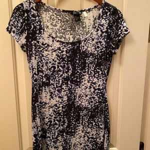 Patterned fitted dress